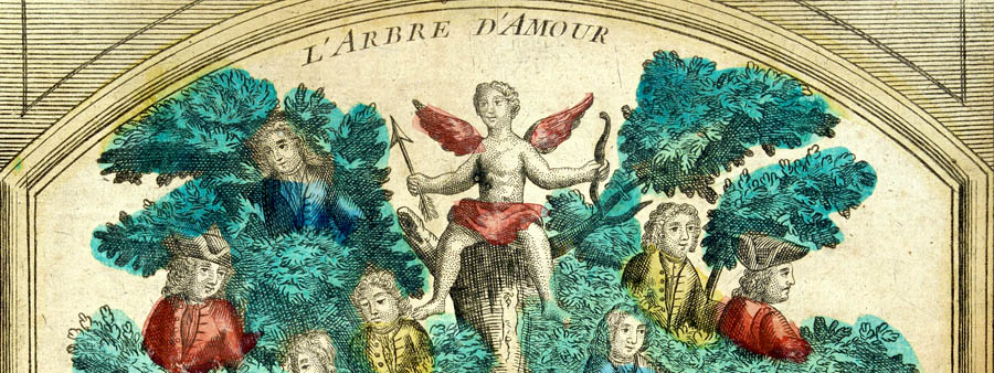 L'arbre d'amour, par basset Gravure