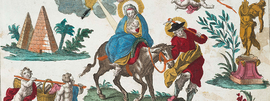 Image fuite Egypte Marie Christ Musée de l'Image Épinal